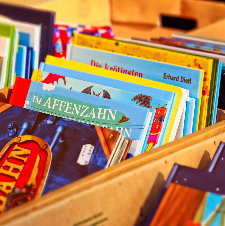 comic books stack colorful